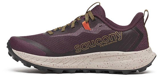 Кроссовки женские Saucony Peregrine 15 Wine/Kodiak - Фото 3 большая