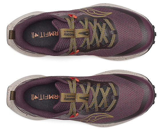 Кроссовки женские Saucony Peregrine 15 Wine/Kodiak - Фото 5 большая