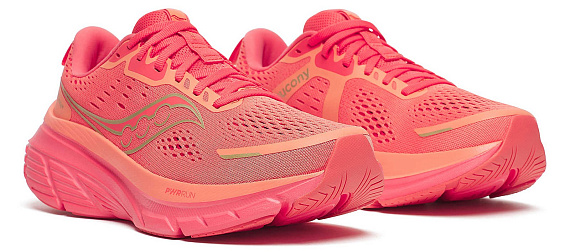 Кроссовки женские Saucony Guide 18 Salmon/Coral - Фото 2 большая