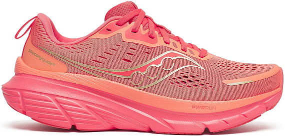 Кроссовки женские Saucony Guide 18 Salmon/Coral - Фото 1 большая