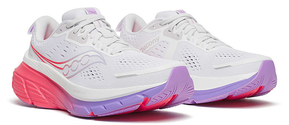 Кроссовки женские Saucony Guide 18 White/Crocus - Фото 2 большая