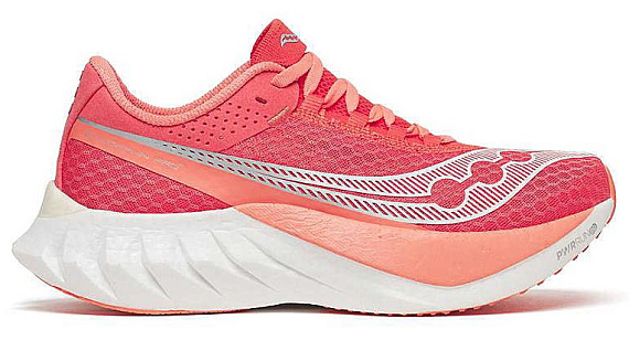 Кроссовки женские Saucony Endorphin Pro 4 Coral - Фото 1 большая