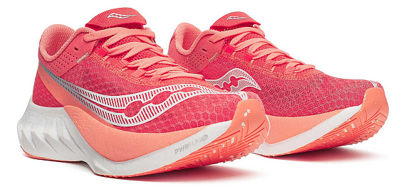 Кроссовки женские Saucony Endorphin Pro 4 Coral - Фото 2 большая