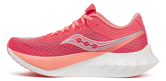 Кроссовки женские Saucony Endorphin Pro 4 Coral - Фото 3 большая