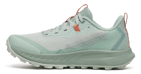 Кроссовки женские Saucony Peregrine 15 Mist/Aloe - Фото 3 большая