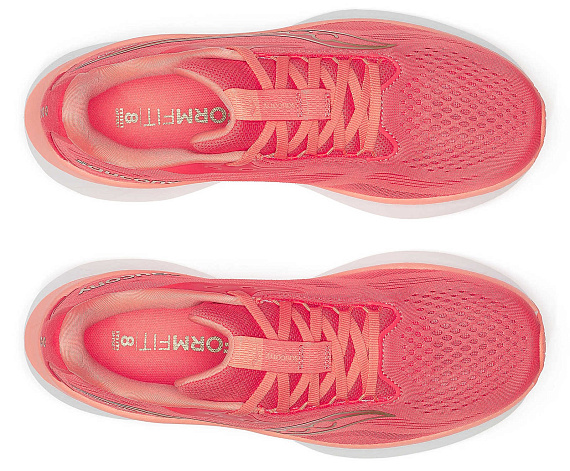 Кроссовки женские Saucony Ride 18 Coral/Salmon - Фото 5 большая