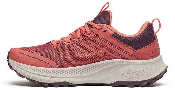 Кроссовки женские Saucony Ride Tr2 Brick/Wine - Фото 3 большая