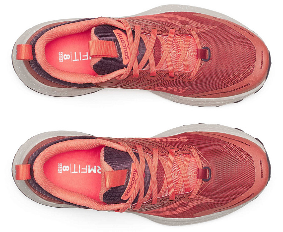 Кроссовки женские Saucony Ride Tr2 Brick/Wine - Фото 5 большая
