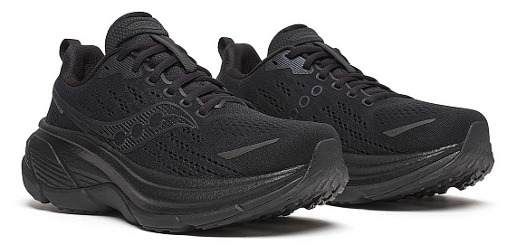Кроссовки женские Saucony Hurricane 25 Triple Black - Фото 2 большая
