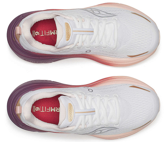 Кроссовки женские Saucony Hurricane 25 White/Cameo - Фото 5 большая
