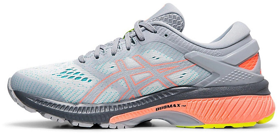 Кроссовки женские ASICS Gel-Kayano 26 LS Piedmont Grey/Sun Coral - Фото 7 большая