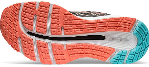 Кроссовки женские ASICS Gel-Cumulus 21 LS Graphite Grey/Sun Coral - Фото 3 большая