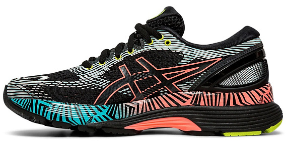 Кроссовки женские ASICS Gel-Nimbus 21 LS Black/Sun Coral - Фото 8 большая