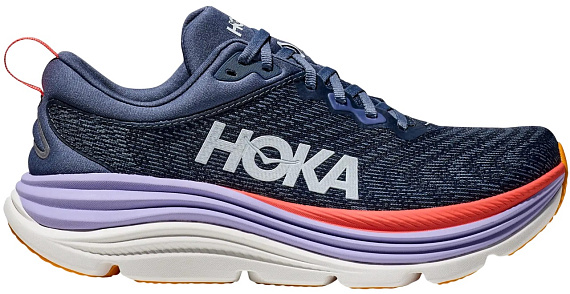 Кроссовки женские Hoka Gaviota 5 Anchor/Grapefruit - Фото 1 большая