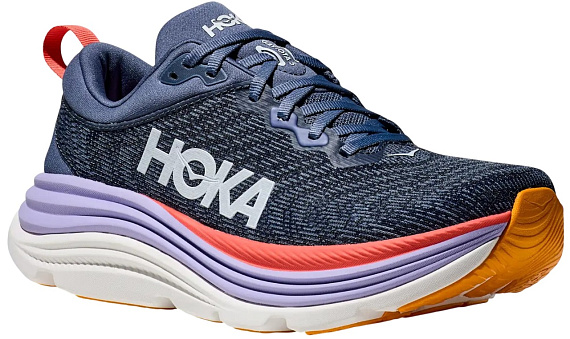 Кроссовки женские Hoka Gaviota 5 Anchor/Grapefruit - Фото 6 большая