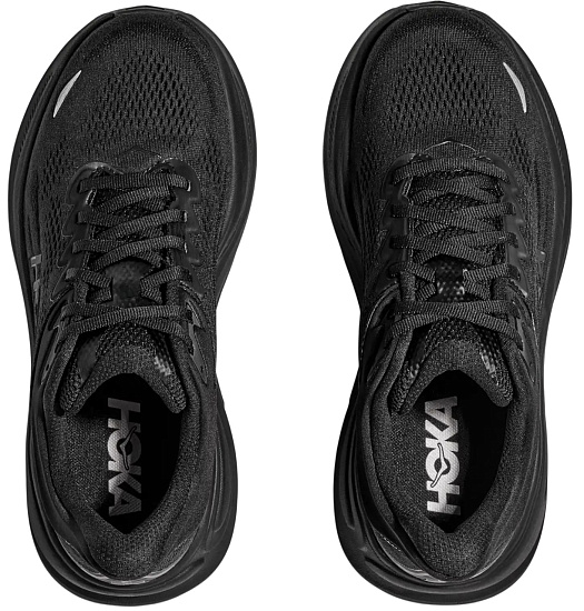 Кроссовки женские Hoka Bondi 9 Black/Black - Фото 2 большая