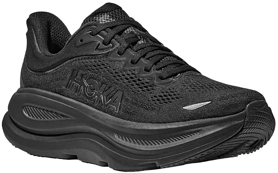 Кроссовки женские Hoka Bondi 9 Black/Black - Фото 6 большая