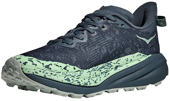 Кроссовки женские Hoka Speedgoat 6 Gtx Thunder Cloud/Mint Fluorite - Фото 3 большая