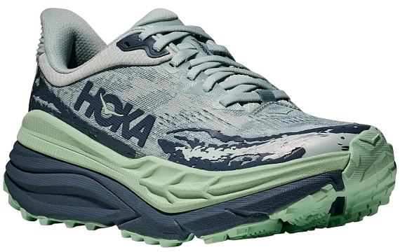 Кроссовки женские Hoka Stinson 7 Droplet/Thunder Cloud - Фото 6 большая