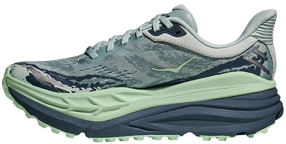Кроссовки женские Hoka Stinson 7 Droplet/Thunder Cloud - Фото 8 большая