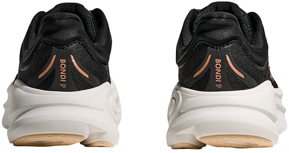 Кроссовки женские Hoka Bondi 9 Black/Rose Gold - Фото 5 большая