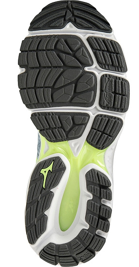 Кроссовки женские Mizuno Wave Equate 6 Subdued Blue/White/Neo Lime - Фото 5 большая
