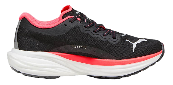 Кроссовки женские Puma Deviate Nitro 2 Puma Black/Fire Orchid - Фото 2 большая