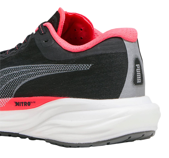 Кроссовки женские Puma Deviate Nitro 2 Puma Black/Fire Orchid - Фото 6 большая
