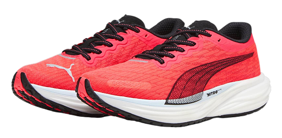 Кроссовки женские Puma Deviate Nitro 2 Fire Orchid/Puma Black/Icy Blue - Фото 3 большая