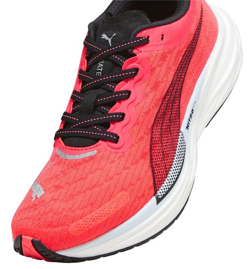 Кроссовки женские Puma Deviate Nitro 2 Fire Orchid/Puma Black/Icy Blue - Фото 4 большая