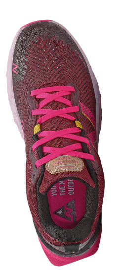 Кроссовки женские New Balance Fresh Foam Hierro v6 Garnet/Pink - Фото 4 большая