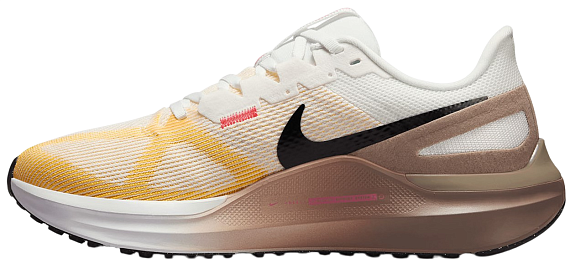 Кроссовки женские Nike Air Zoom Structure 25 Summit White/Black/Mink Brown - Фото 5 большая