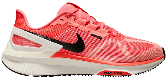 Кроссовки женские Nike Air Zoom Structure 25 Magic Ember/White/Sail/Apricot Agate - Фото 1 большая