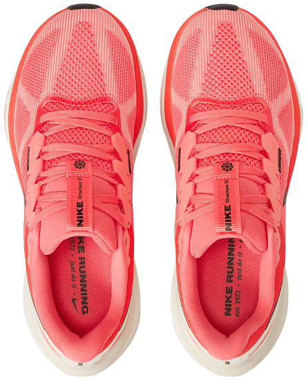 Кроссовки женские Nike Air Zoom Structure 25 Magic Ember/White/Sail/Apricot Agate - Фото 6 большая
