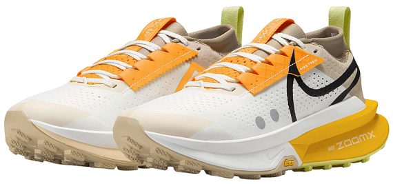 Кроссовки женские Nike Zoomx Zegama Trail 2 Phantom/Black/Khaki/Mink Brown - Фото 6 большая