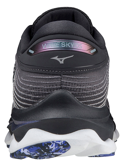 Кроссовки женские Mizuno Wave Sky 5 т.сер/сереб/фиолет - Фото 5 большая