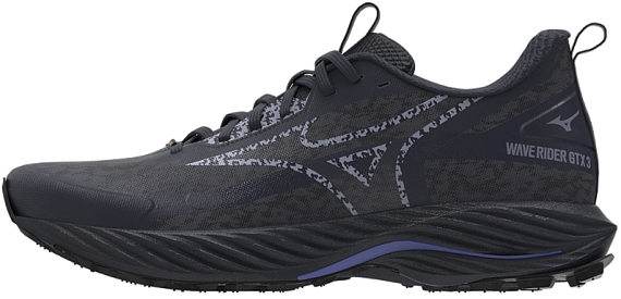 Кроссовки женские Mizuno Wave Rider Gtx 3 Odyssey Gray/Icelandic Blue/Ir - Фото 2 большая