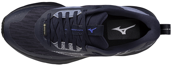 Кроссовки женские Mizuno Wave Rider Gtx 3 Odyssey Gray/Icelandic Blue/Ir - Фото 5 большая