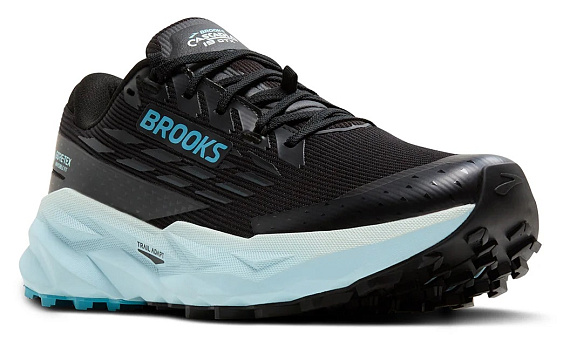 Кроссовки женские Brooks Cascadia 19 Gtx Black/Ebony/Blue Flower - Фото 6 большая