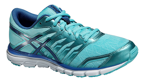 Кроссовки женские ASICS GEL-ZARACA 4 БИРЮЗОВЫЙ/СЕРОВАТО-СИНИЙ/ЧЕРНЫЙ - Фото 1 большая