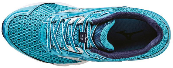 Кроссовки женские Mizuno Wave Legend 3 blue/silver - Фото 2 большая