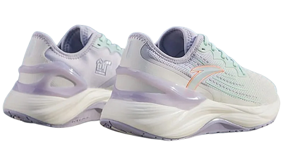 Кроссовки женские Anta A-Troon Ivory White/Ice Pink Blue/Lilac Grey - Фото 5 большая