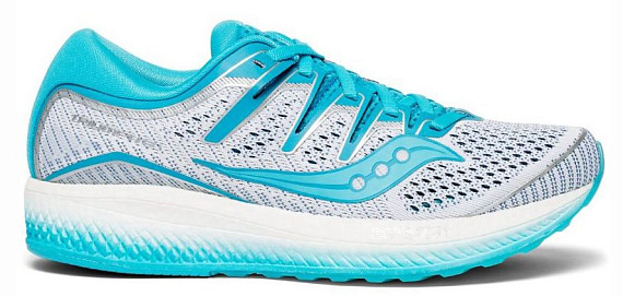 Кроссовки женские Saucony Triumph Iso 5 White/Blue - Фото 1 большая