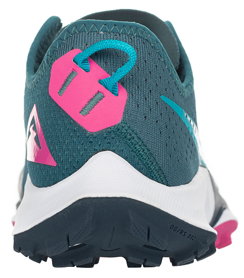 Кроссовки женские Nike Air Zoom Terra Kiger 7 Dark Teal Green/Armory Navy/Pink Glow/Turquoise Blue - Фото 3 большая