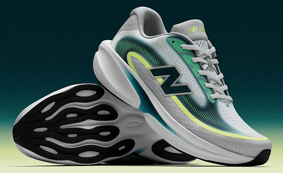 Кроссовки женские New Balance Fresh Foam X Ellipse V1 Deep End/Medusa Green/Afterglow - Фото 2 большая