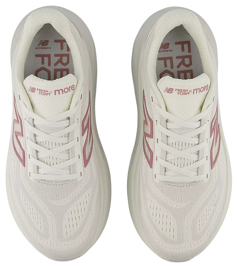 Кроссовки женские New Balance Fresh Foam X More V6 Sea Salt/Rosewood/Grey Matter - Фото 3 большая