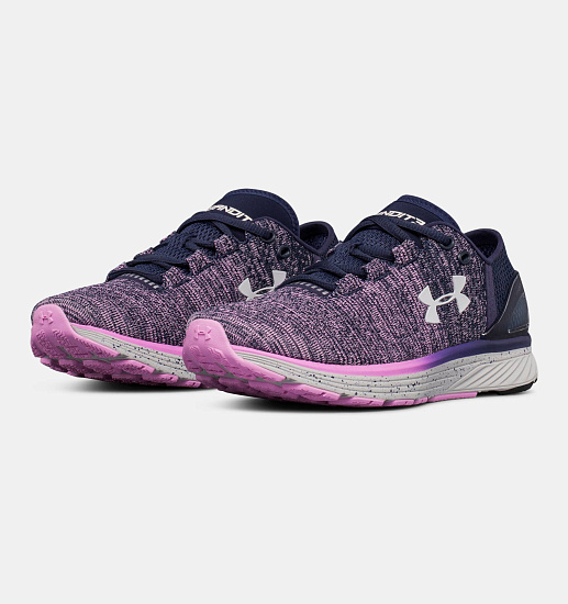 Кроссовки женские Under Armour Charged Bandit 3 Midnight Navy/Icelandic Rose/Glacier Gray - Фото 6 большая