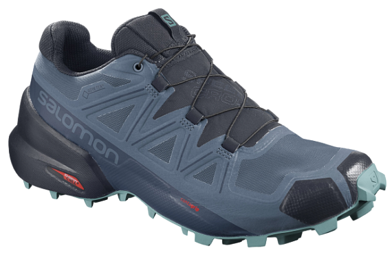 Кроссовки женские Salomon Speedcross 5 GTX Copen Blue - Фото 1 большая