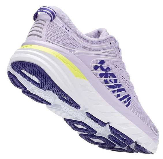 Кроссовки женские Hoka Bondi 7 Purple Heather/Clematis Blue - Фото 5 большая