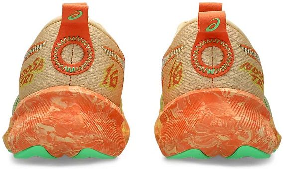 Кроссовки женские ASICS Noosa Tri 16 Light Orange/Lemon Spark - Фото 5 большая
